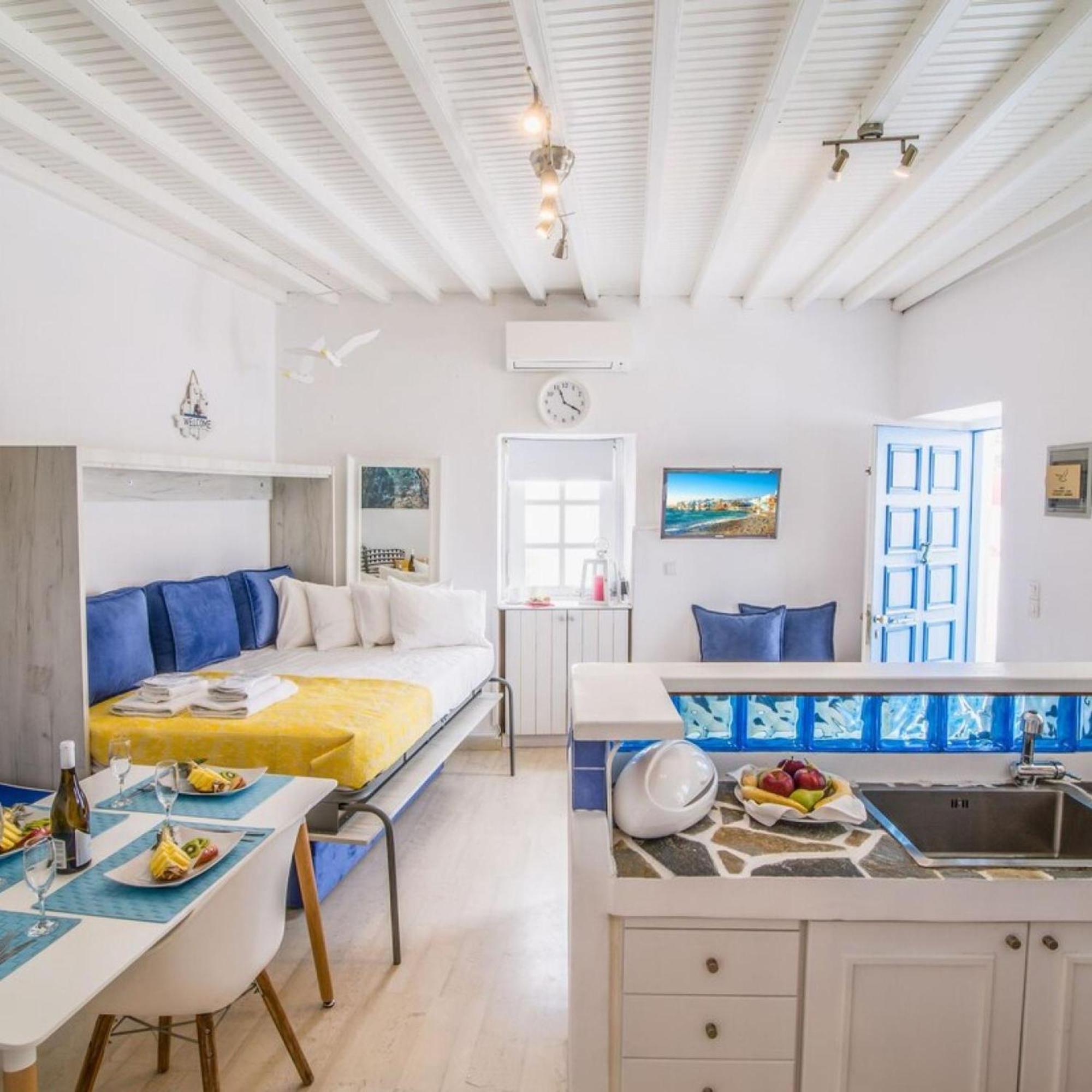 Like A White Seagull In Mykonos! Mykonos Town Exterior foto